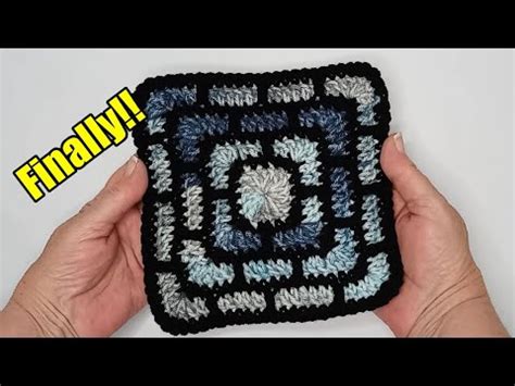 Crochet A Tutorial With Variegated Yarn Stained Glass Mosaic Granny