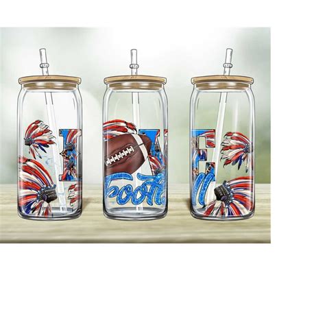 Love Football 16oz Libbey Glass Png Sport Libbey Glass Lov Inspire