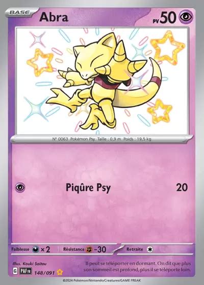 Paf Abra Pkmcards Fr