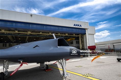 Turkish Combat Drone Anka Gets On Runway For St Time Anadolu Ajans