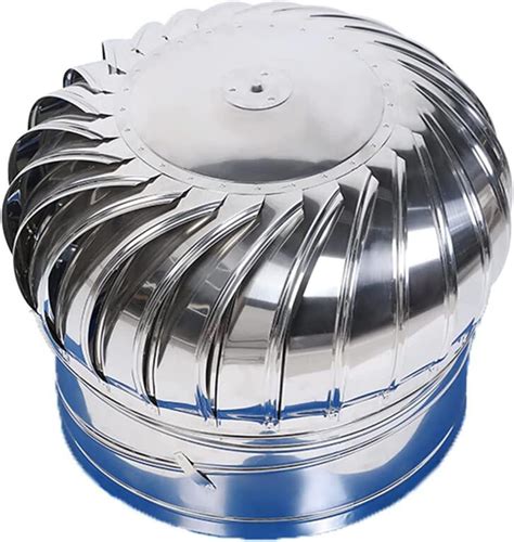 Industrial Scientific Rotating Roofing Wind Turbine 12 Inch Stainless Steel Turbine Ventilator