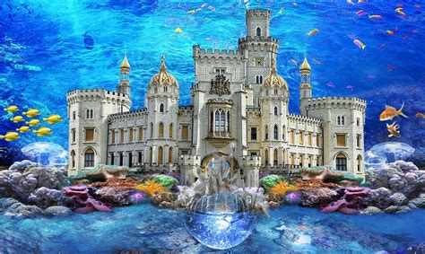 Neptunes Castle Fish Neptune Castle Fantasy Ocean Magical