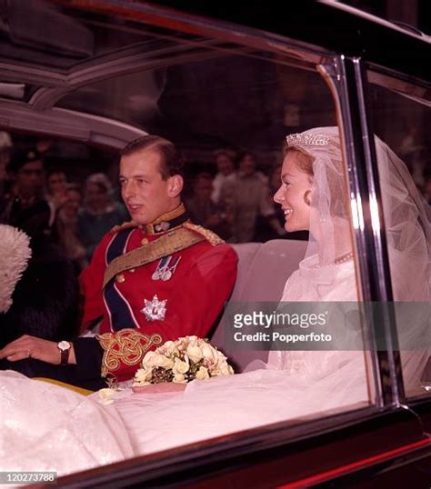 The Duke Of Kent And His New Bride Katharine Duchess Of Kent After