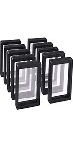 Amazon Sdoot Black 3D Floating Frame Display Holder Stands Coin