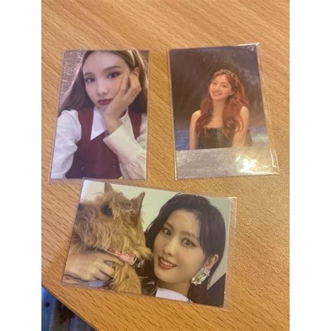 Twice Eyes Wide Open Eow Photocard Nayeon Momo Jihyo Tzuyu Shopee