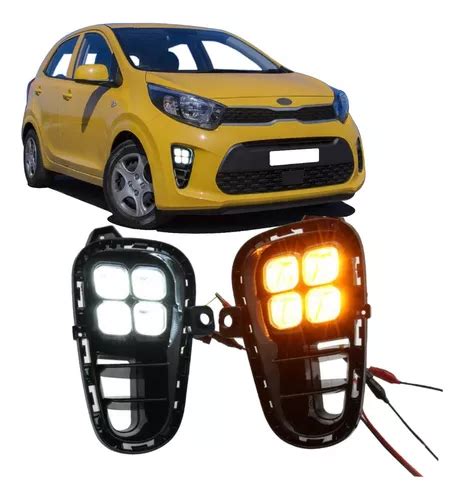 Biseles Led Drl Compatible Con Kia Rio 2018 2019 2020 Meses sin interés