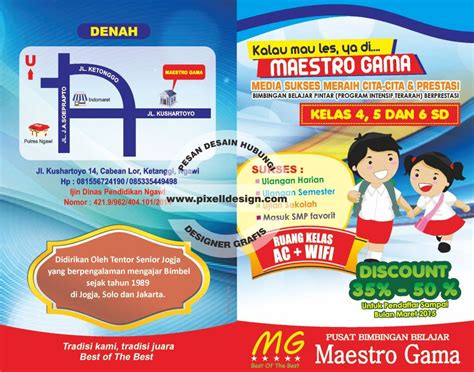 Contoh Brosur Sekolah Yang Menarik 2021