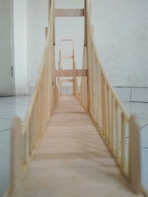 Detail Miniatur Jembatan Dari Stik Es Krim Koleksi Nomer