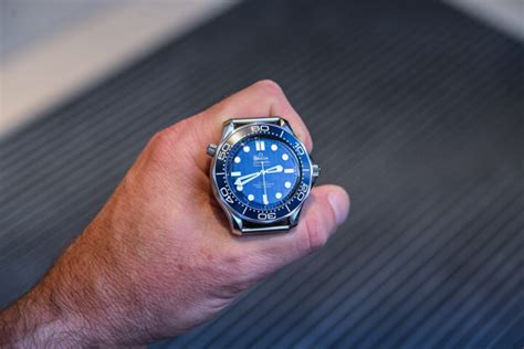 Hands On Omega Seamaster Diver M Years Of James Bond Steel