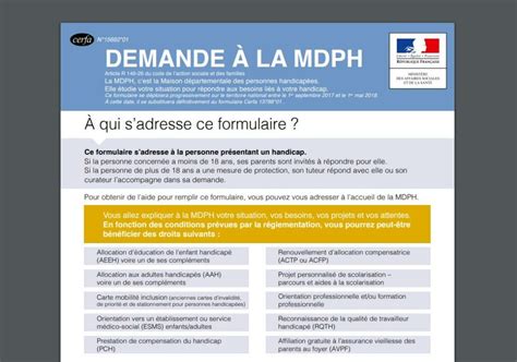 Présentation 39 Imagen Formulaire De Demande Carte Prioritaire Mdph