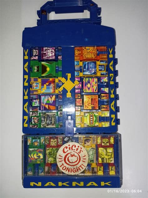 Naknak Early 2000 S 28 Wacky Stacking Toy Figures Vintage Collectible With Container Hobbies