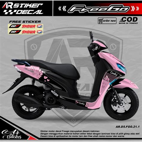 Jual Stikcer Decal Motor Yamaha Freego Full Body Stiker Dekal Freego