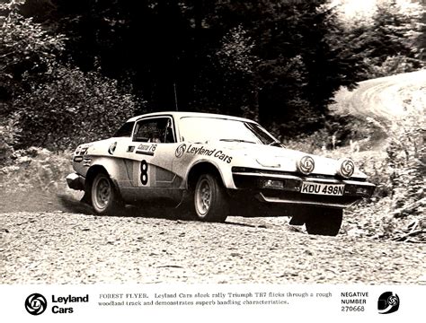 Triumph TR7 Works Rally Car Press Photo - KDU 498 N - My Classic Cars