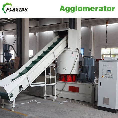 Waste Plastic Pp Pe Film Recycling Granules Agglomeration Machine