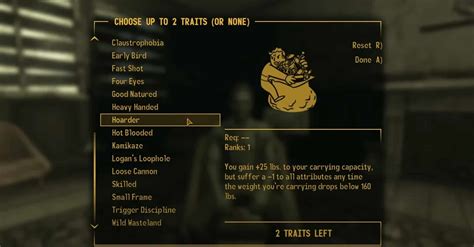 Fallout New Vegas Traits Guide Wasteland Gamers