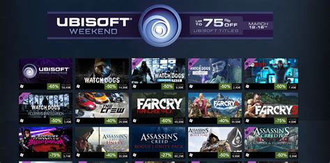 Ubisoft Weekend Sale στο Steam