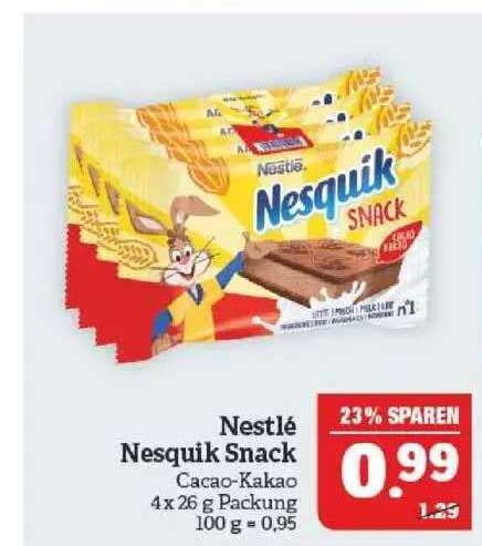 Nestlé Nesquik Snack Angebot bei Marktkauf 1Prospekte de