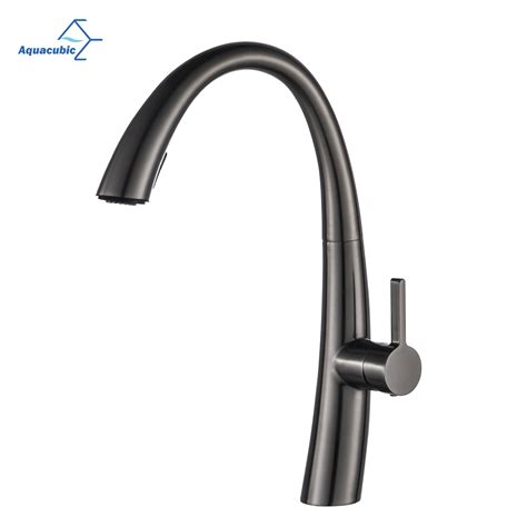 Aquacubic High Arc Stainless Steel Single Handle Pull Out Spray Head