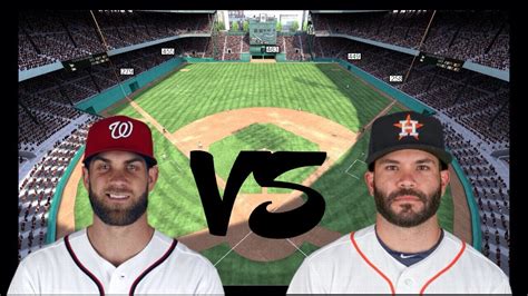 Mlb 17 The Show Bryce Harper Vs Jose Altuve Inside The Park Home Run