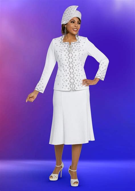 Ben Marc In Women Church Suits Church Suits White Skirt Suit