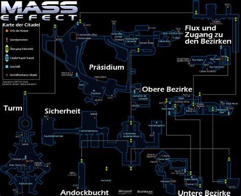 Mass Effect 1 Citadel Map