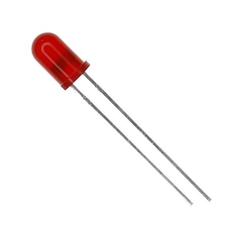 Led Mm Opaco Rojo Aelectronics