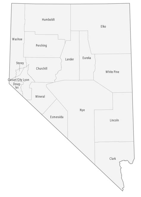 Nevada County Map and Independent City - GIS Geography