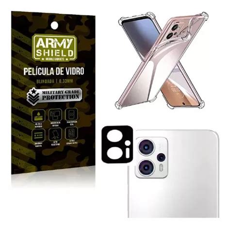 Funda 3d para celulares Armyshield Moto Capinha moto e23 película de