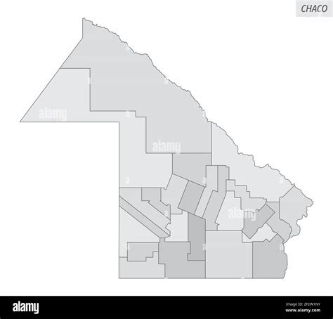 Mapa Politico De Chaco Y Sus Departamentos Outlet Mediakurakani