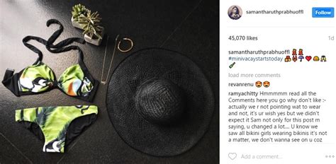Samantha Ruth Prabhu Shares Bikini Photo Shuts Down Troll Trying To Slut Shame Her Telugu