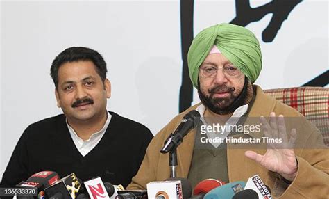 Capt Amarinder Singh Photos And Premium High Res Pictures Getty Images