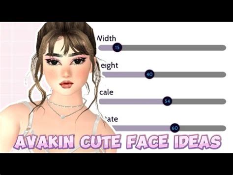 Avakinlife Face Ideas Cute Female Face Ideas Avakin Face Scales Ideas