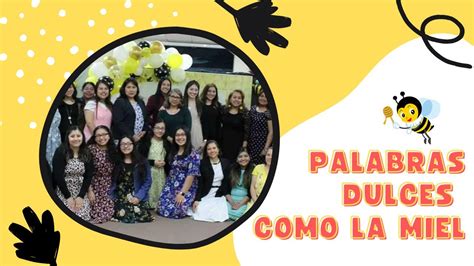 Reunión de damas cristianas ideas Palabras dulces como la miel