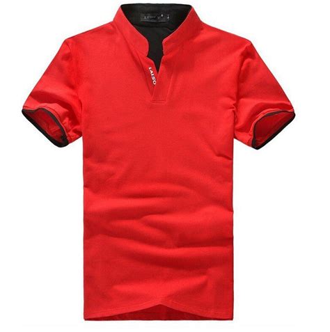 Laiso Mandarin Collar Short Sleeve Polo Shirt