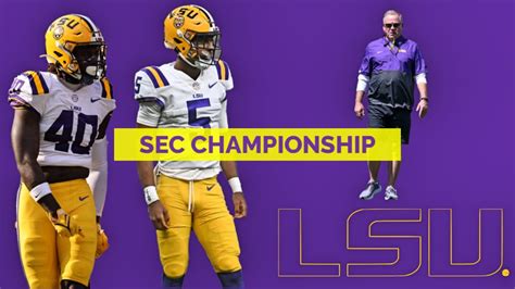 Harold Perkins And Jayden Daniels Lead Lsu To Sec Championship In Brian Kellys First Season