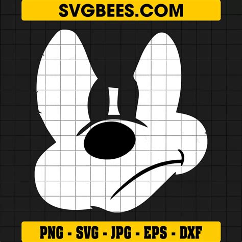 Disney Character Angry Mickey Mouse Svg And Png Svgbees The Best Porn