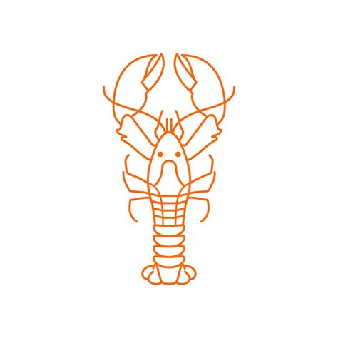 Premium Vector Vector Illustration Of Lobster Line Art Style