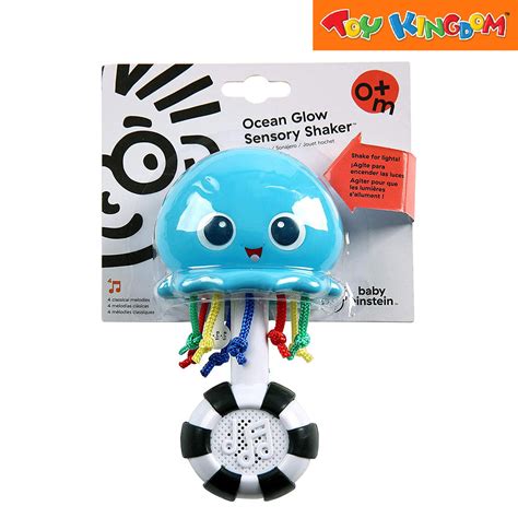 Kids II Baby Einstein Ocean Glow Sensory Shaker Musical Toy