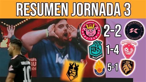 RESUMEN JORNADA 3 KINGS LEAGUE 1K y SAIYANS FC LÍDERES YouTube