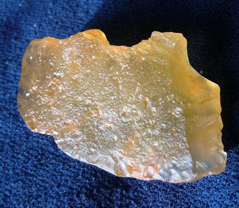 Libyan Desert Glass Dusty Gem 720 Carats Meteorite Impact Etsy