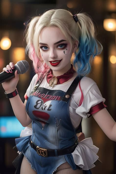 Harley Quinn Singing By Franpoisonivy On Deviantart