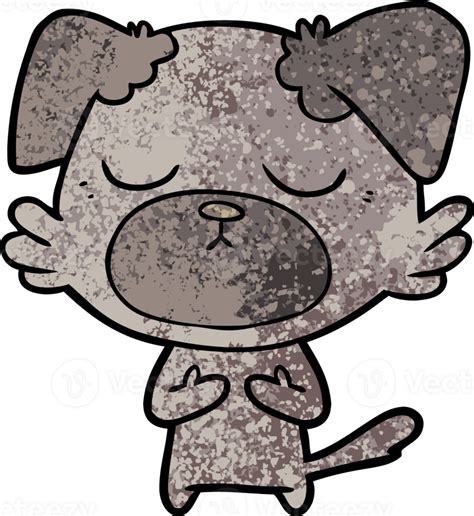 Cute Cartoon Dog Drawing 47185820 Png