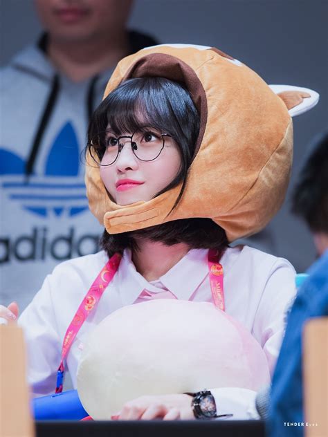Cute Momo with glasses : twice