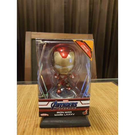 Marvel Hot Toys Avengers End Game Iron Man Mark Lxxxv Cosbaby Light Up