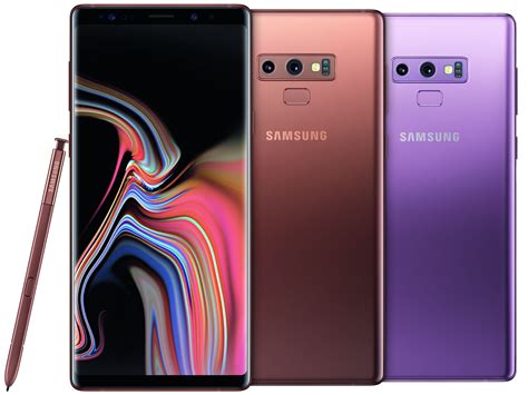 Samsung Galaxy Note 9 In Copper Gold Und Lavender Purple