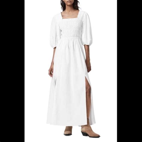 All Saints White Dress Brand New With Tag Size 4 Us Depop