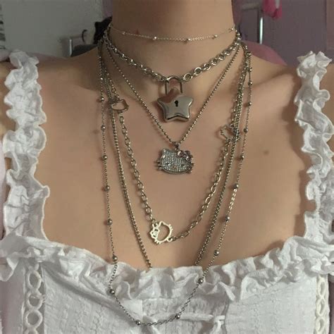 ⭐️🐱⭐️ Grunge Jewelry Cute Jewelry Pretty Jewellery