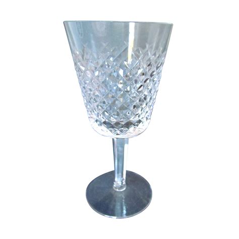 Waterford Crystal Alana Pattern 7 Water Goblet Waterford Crystal Crystals Antique Glassware