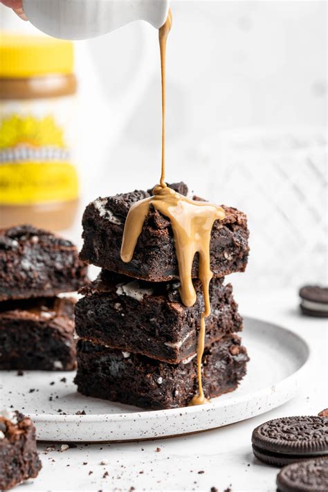 Chewy Fudgy Oreo Sunbutter Brownies Food Duchess