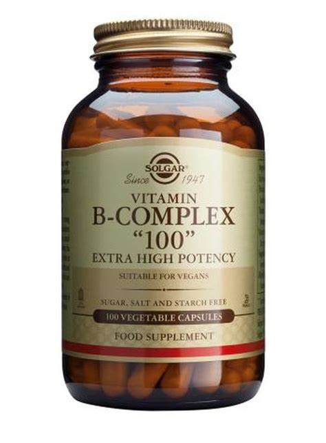 Solgar Vitamin B Complex Capsules Edinburgh Centre Of